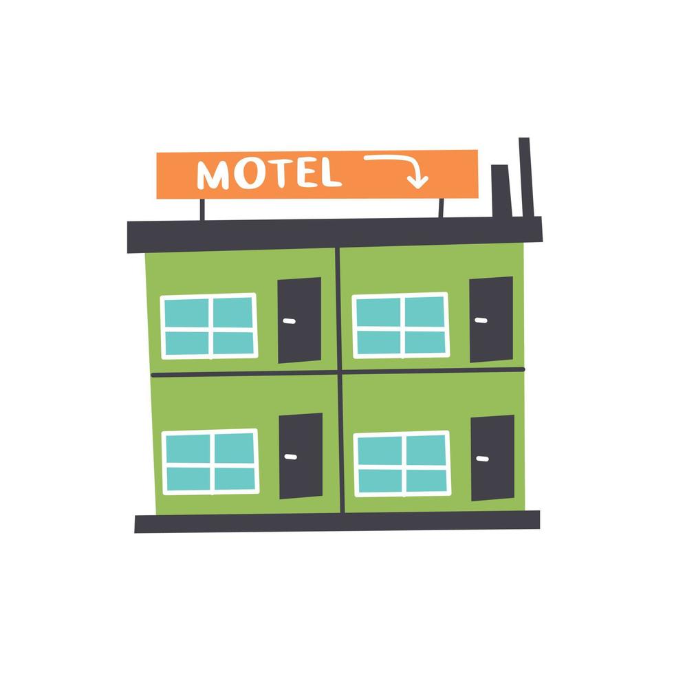 Vector Motel Building