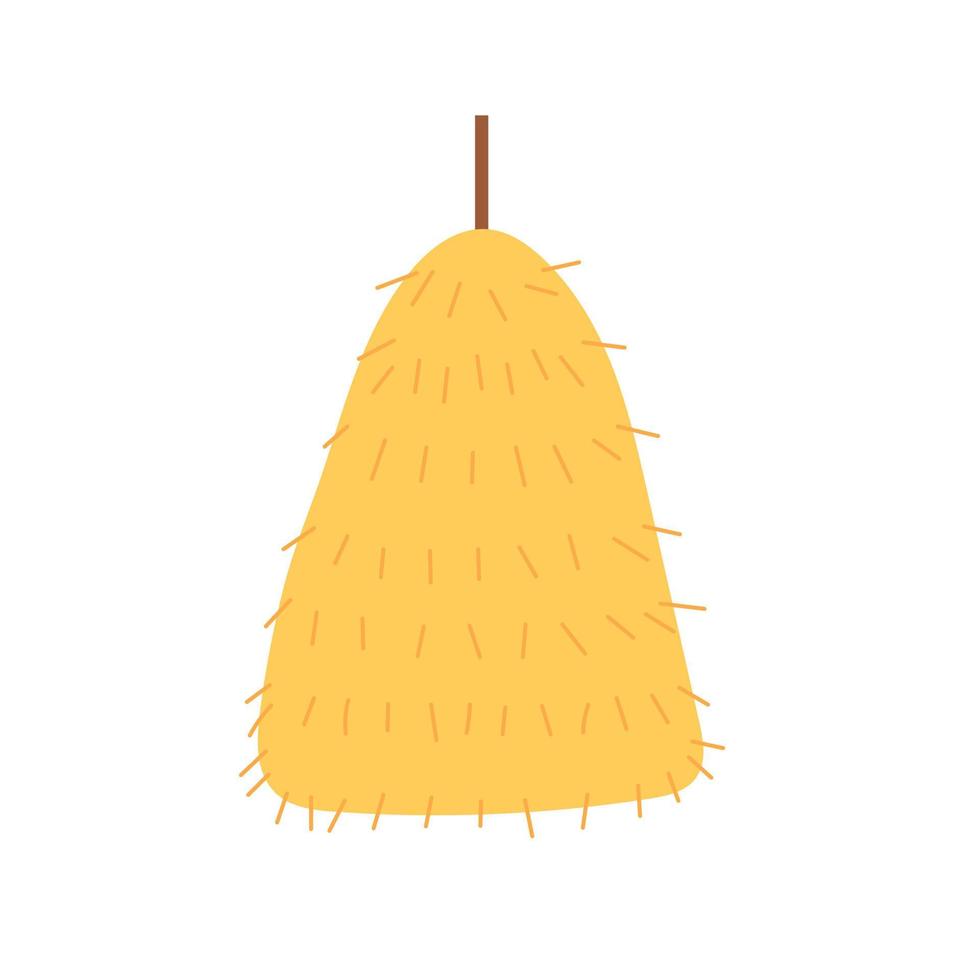 Yellow haystack doodle vector
