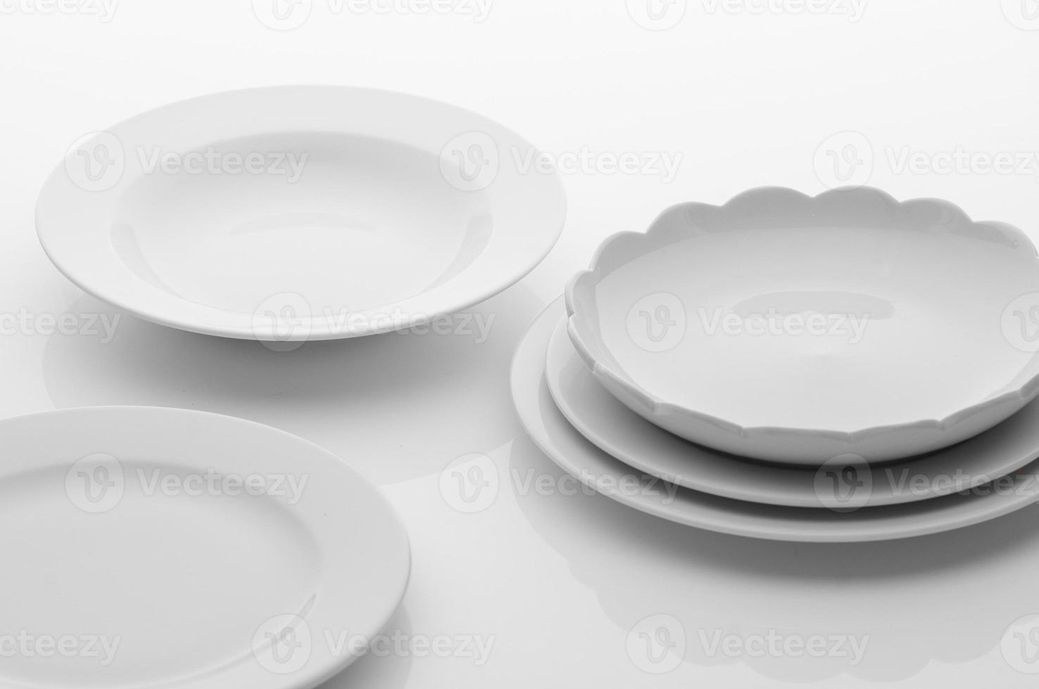 kitchen and restaurant utensils, plates, on a light background 6481899