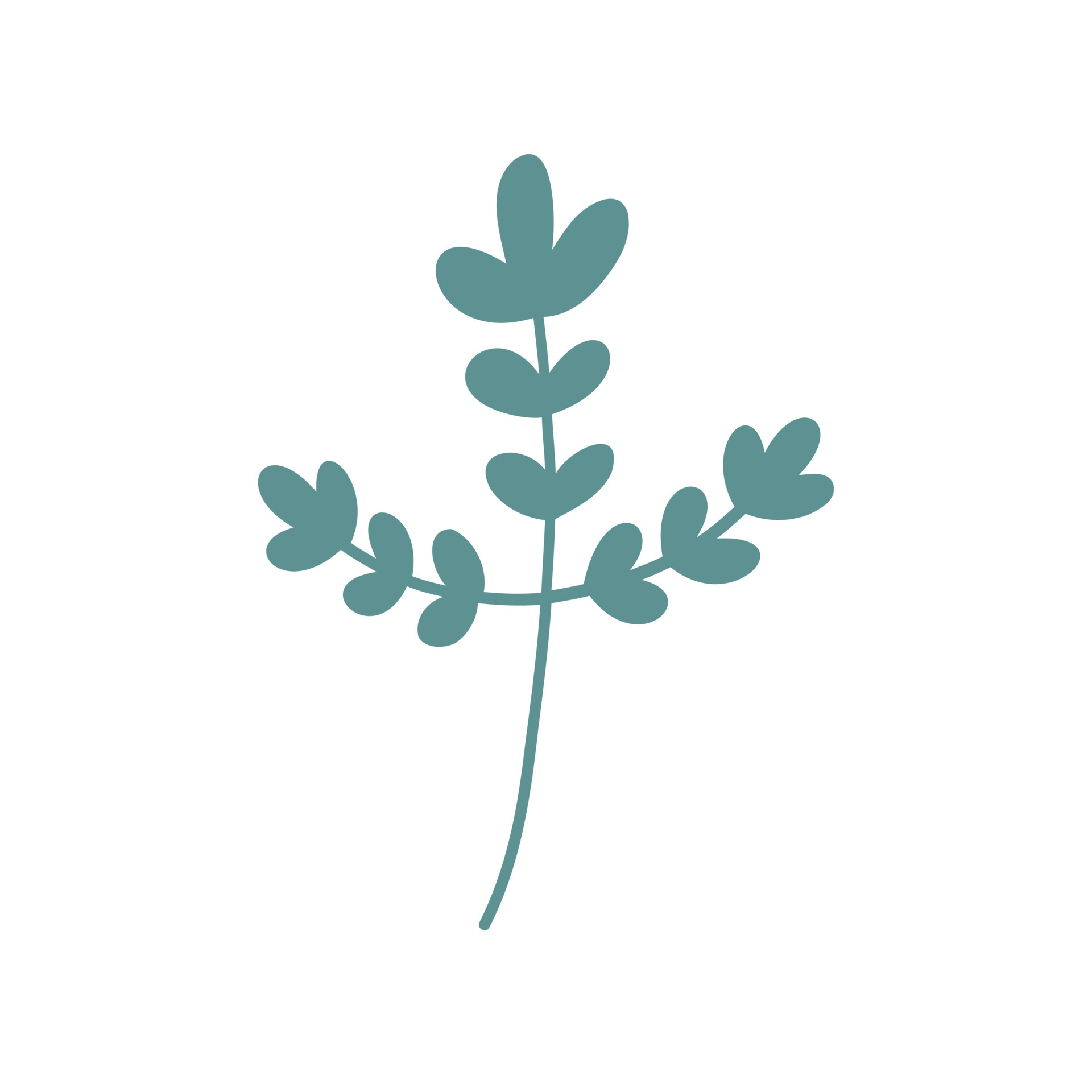 Blue leaf flat 6482126 Vector Art at Vecteezy