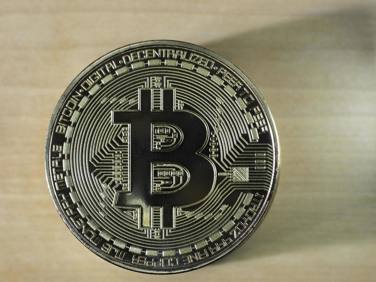Bitcoin Cryptocurrency. e-currency photo