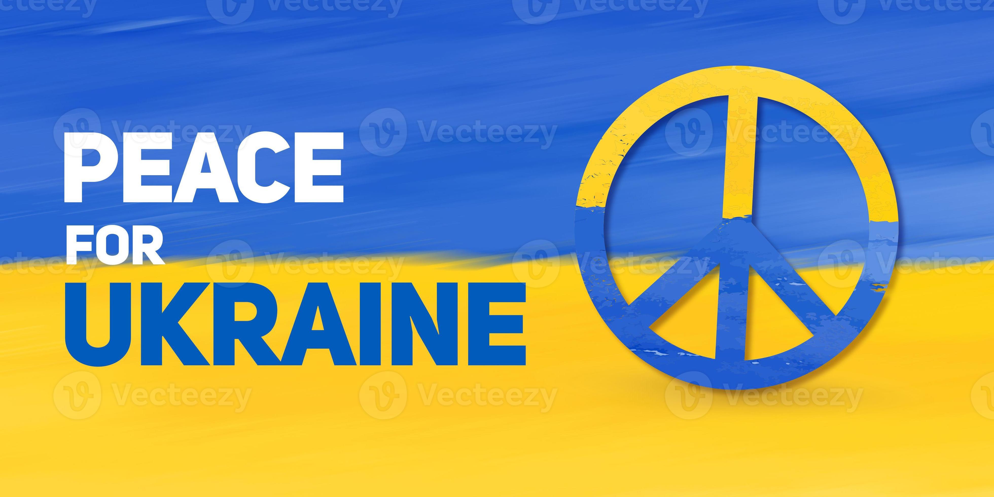 Pray for Ukraine abstract concept for political conflict with the