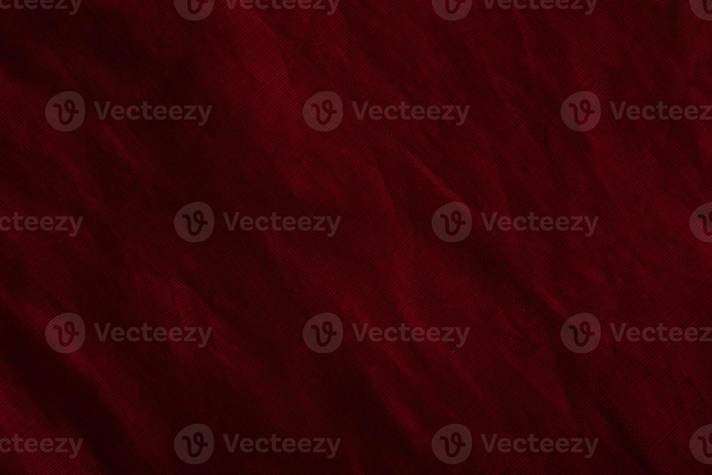 Red cloth background and texture, Grooved of red fabric abstract photo