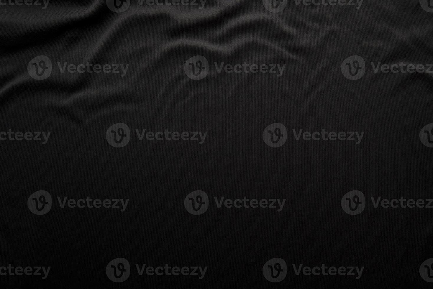 Black cloth background and texture, Grooved of black fabric abstract photo