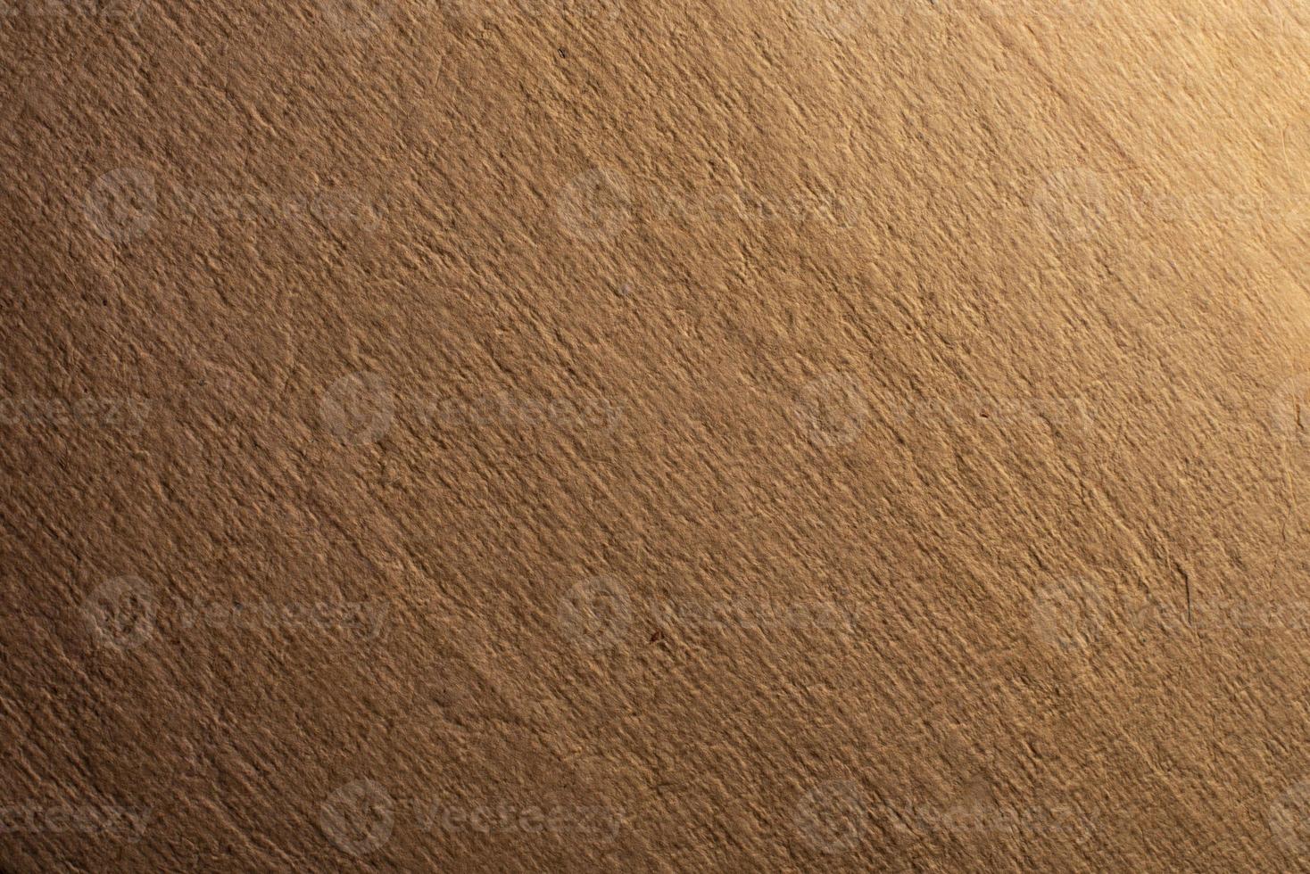 Handmade yellow color paper texture background photo