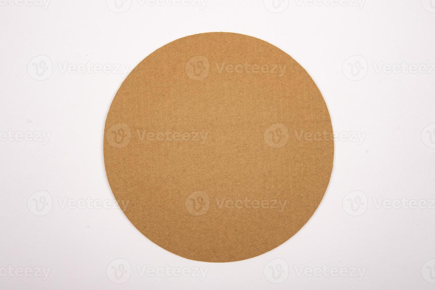 Closed up of corrugated cardboard used as design element background photo