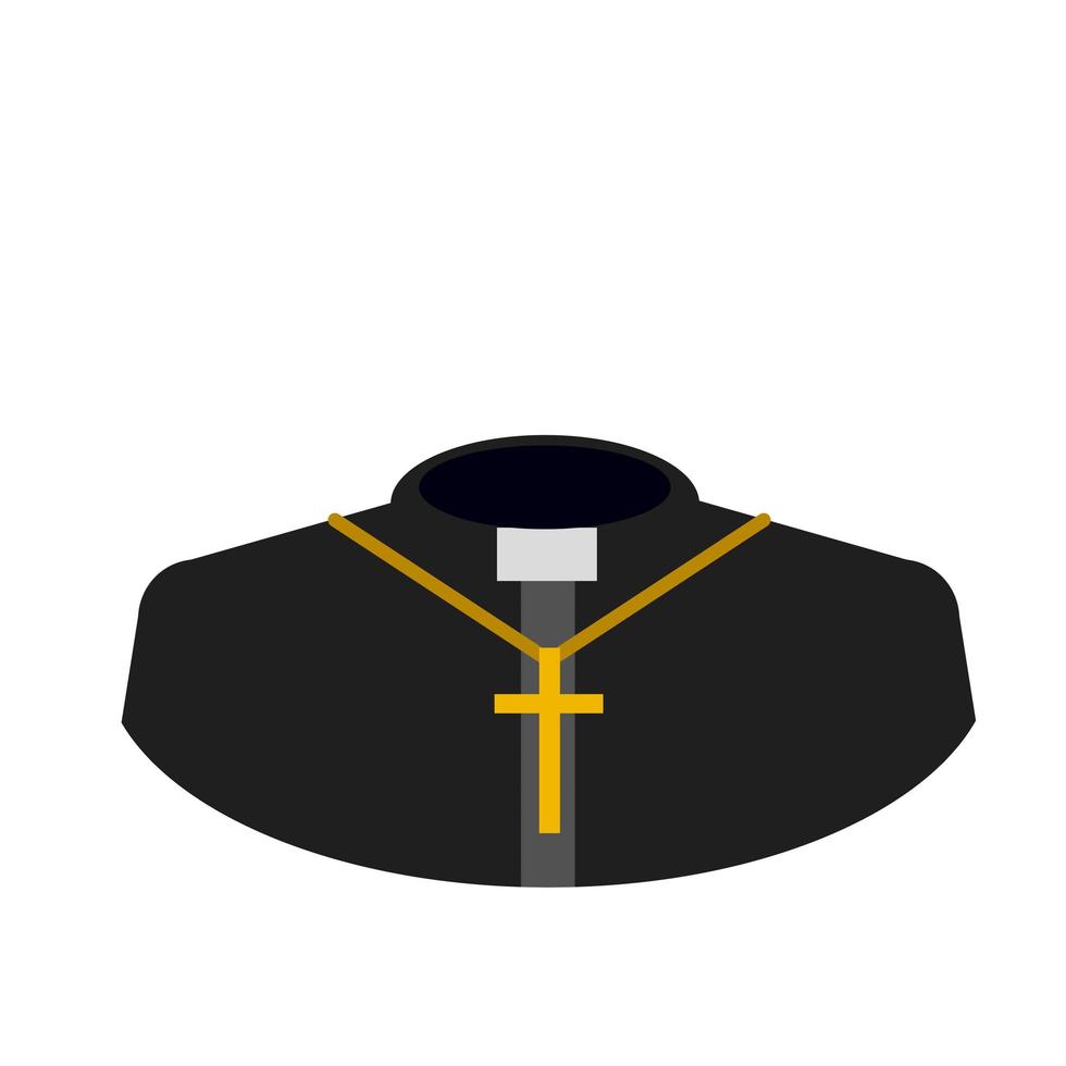 Catholic priest or preacher vector