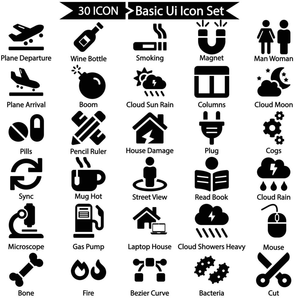 Basic Ui Icon vector