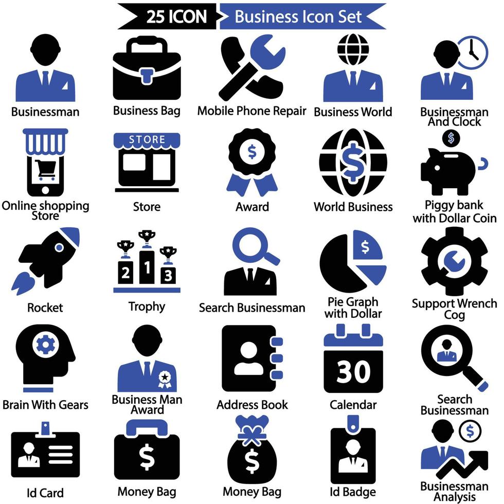 Business Icon Set vector