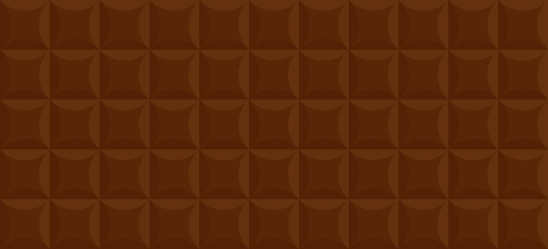 Black or Milk Chocolate Bar. Brown Seamless Background. Geometric Square  Tile Chocolate Pattern. Geometric Surface Template. Abstract Wallpaper  Design. Vector Illustration. 6483365 Vector Art at Vecteezy