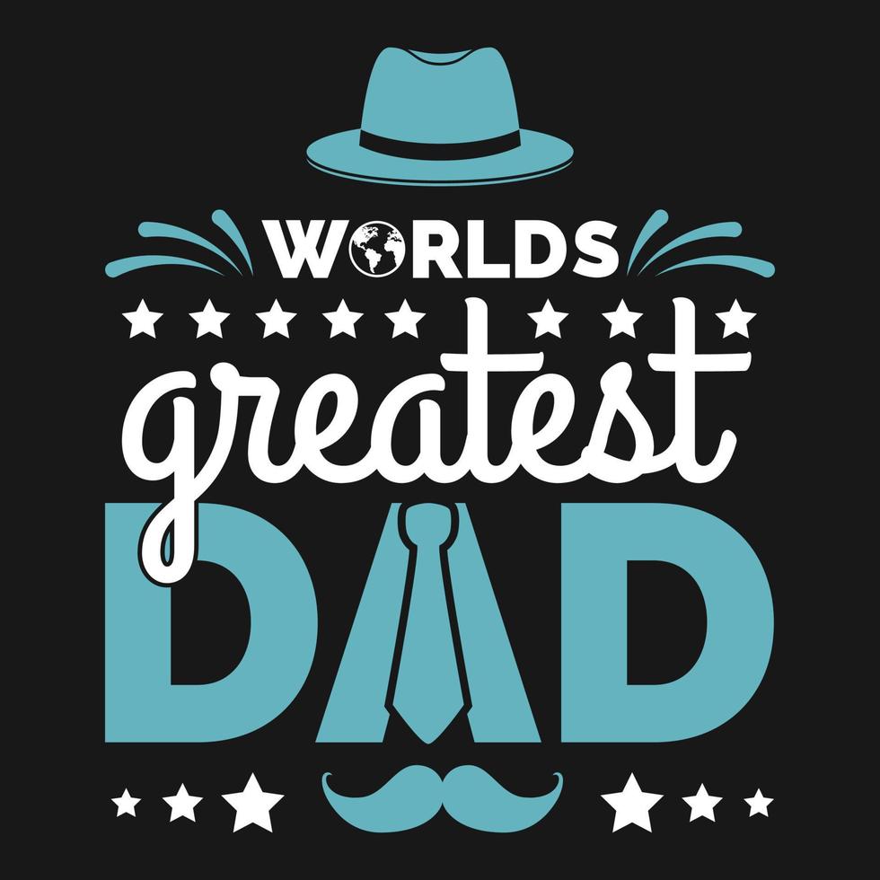 diseño de camiseta de vector de papá del día del padre