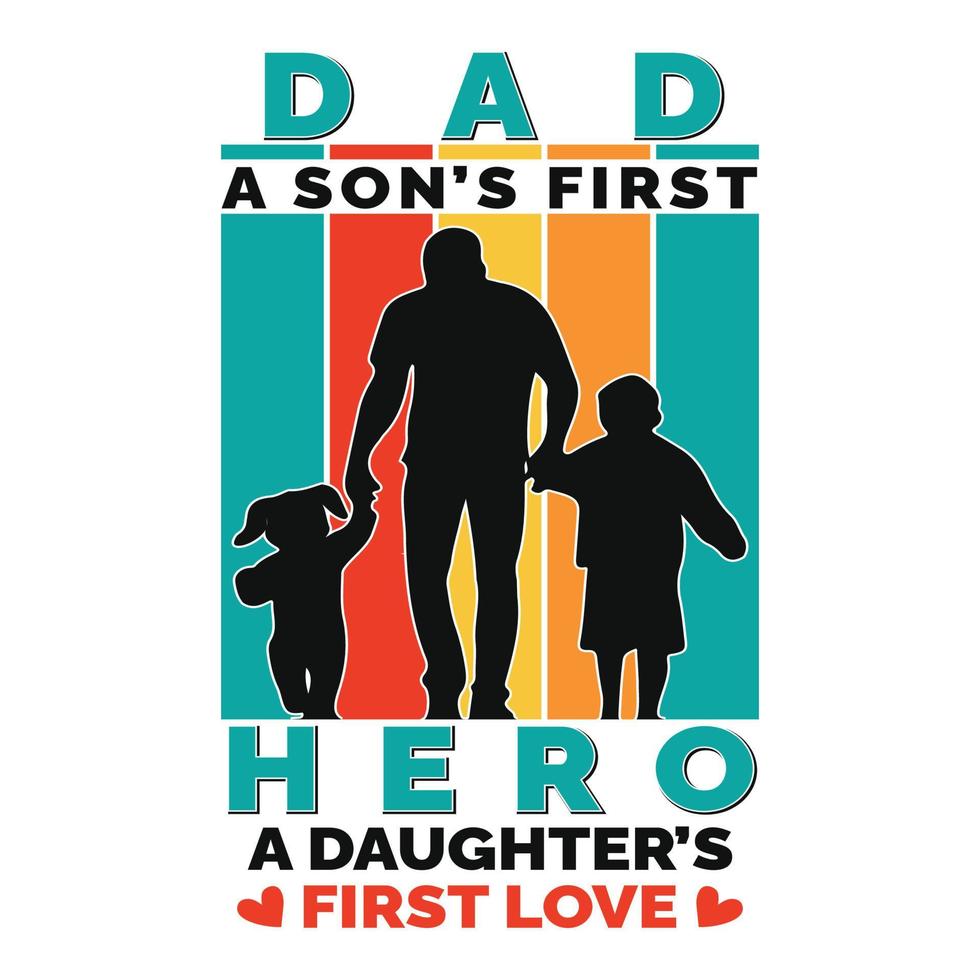 Father Day Dad Vector T shirt Design