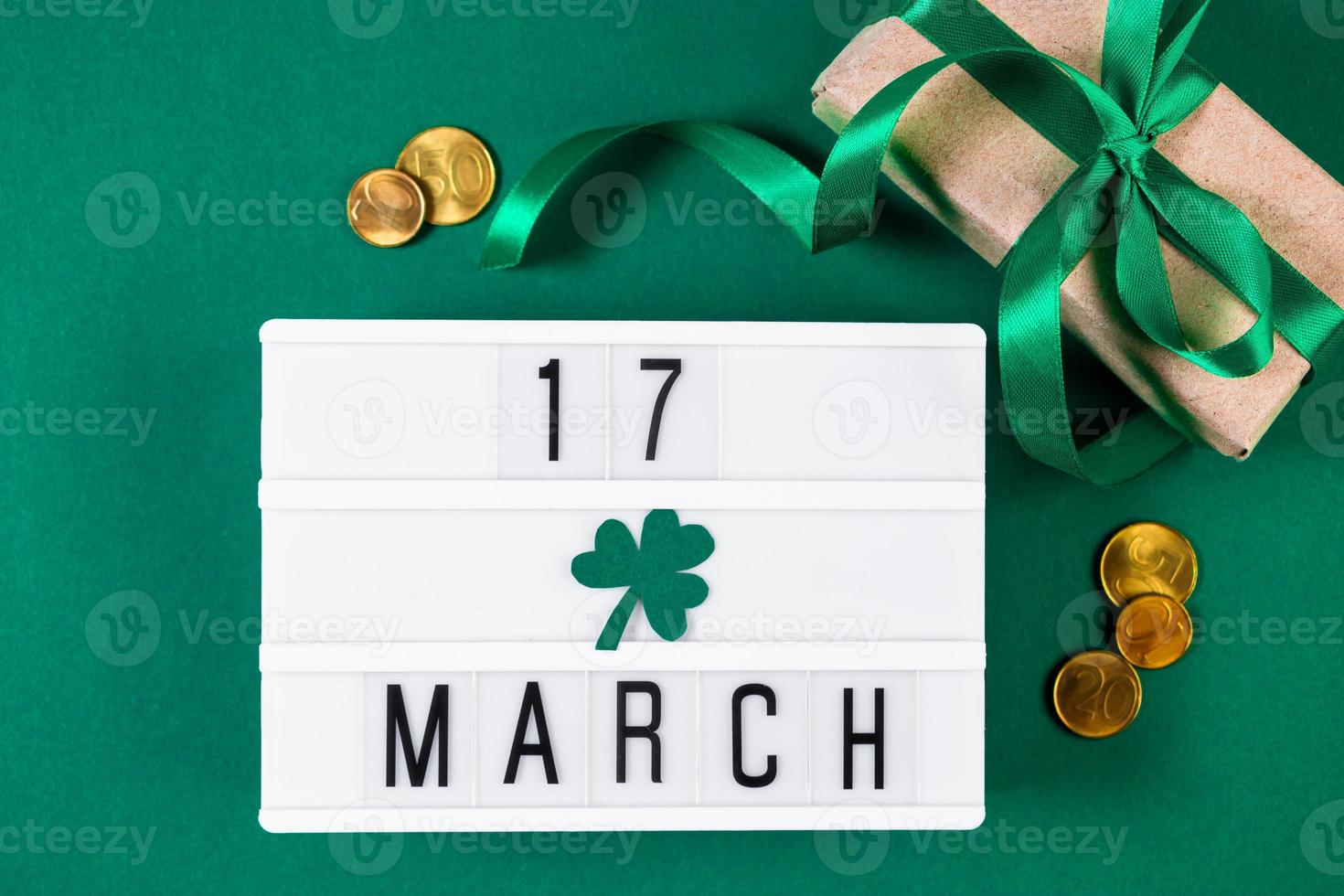 St. Patrick's Day. Good luck symbols. photo