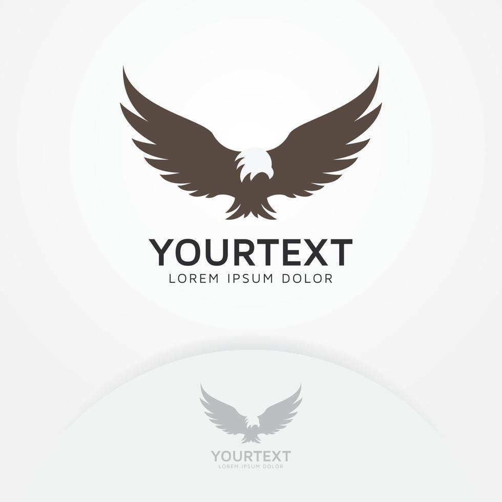 Eagle logo design vector