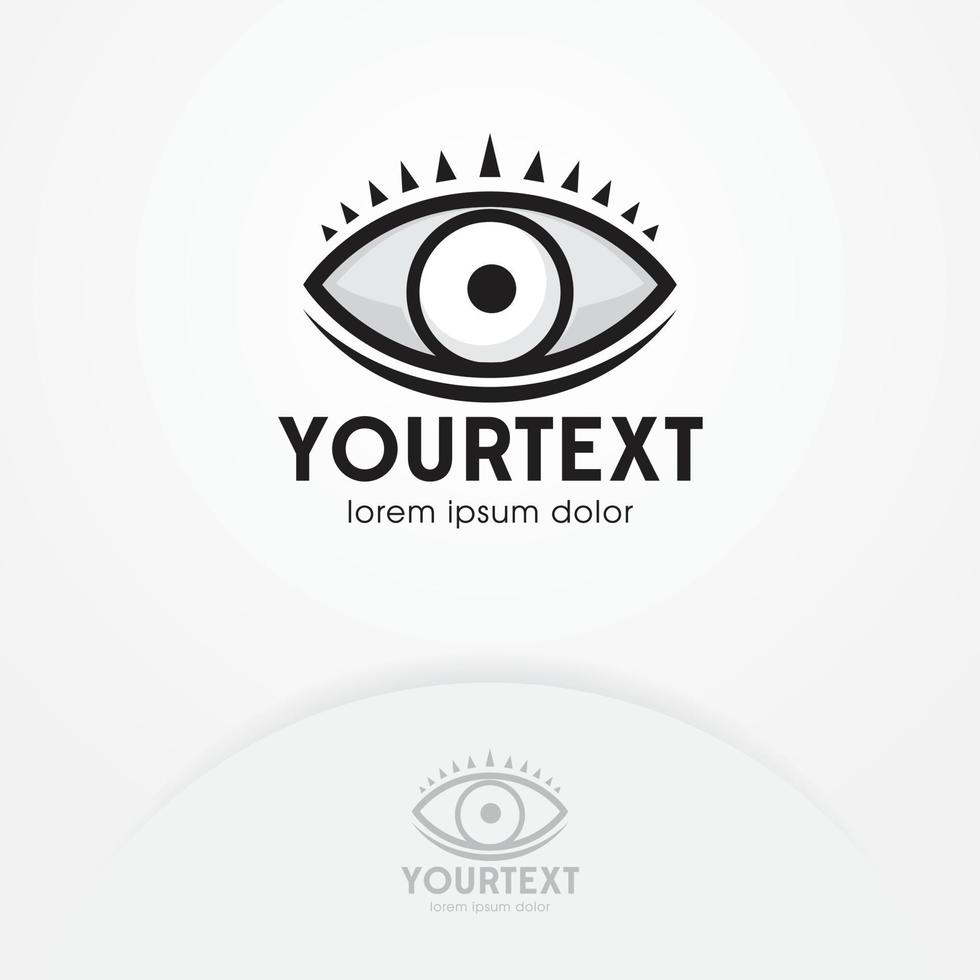 plantilla de vector de diseño de logotipo de ojo