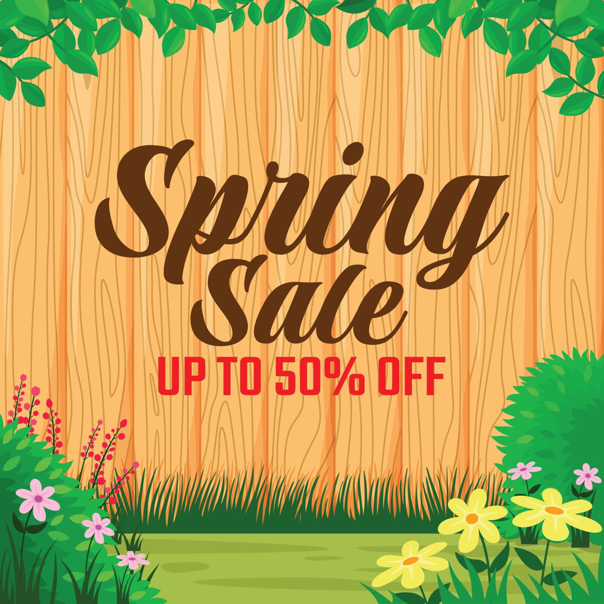 Spring Marketing Kit Background 6484911 Vector Art at Vecteezy