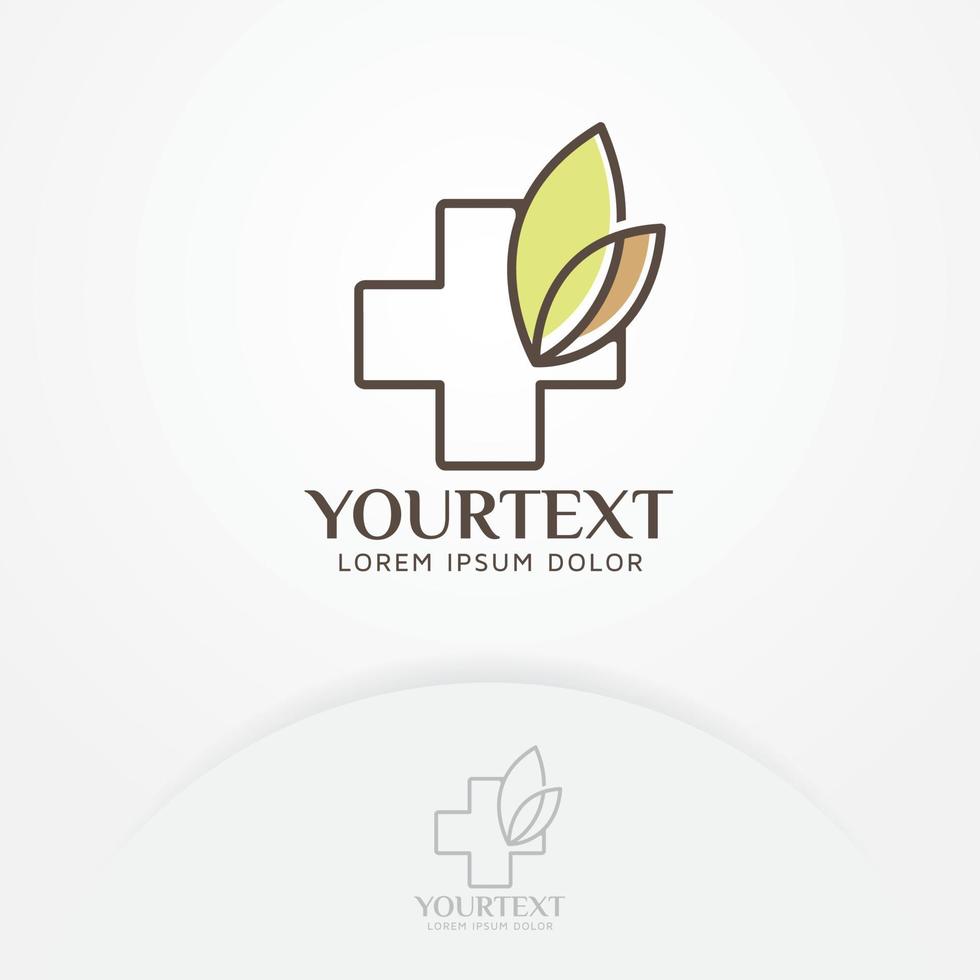 Medical health logo design vector