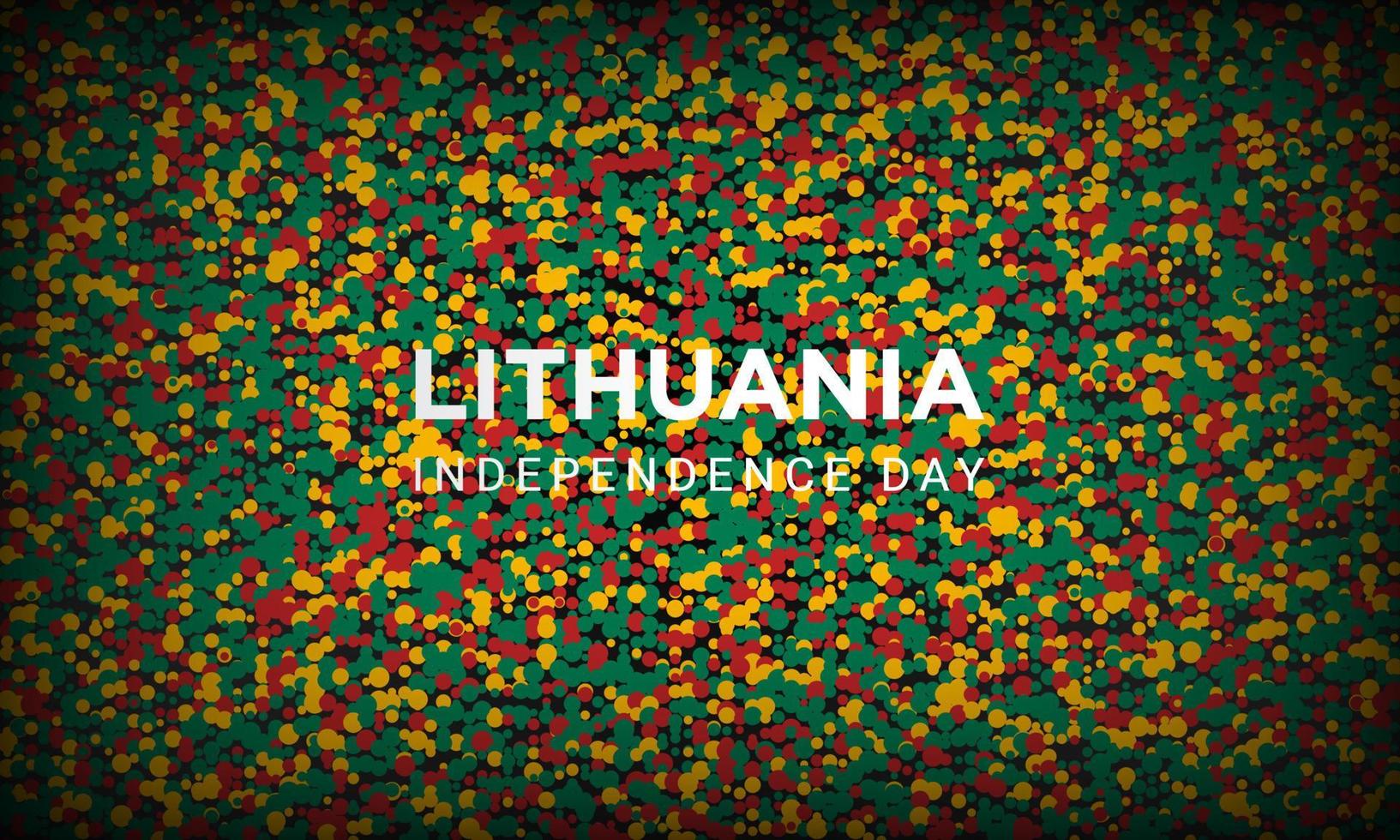 antecedentes del día de la independencia de lituania. apto para tarjetas, pancartas, fondos de pantalla y otros. vector
