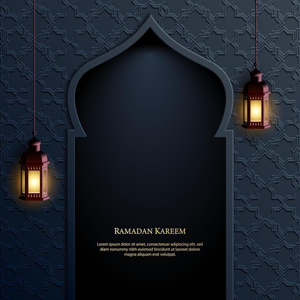 Ramadan Kareem Background Design vector