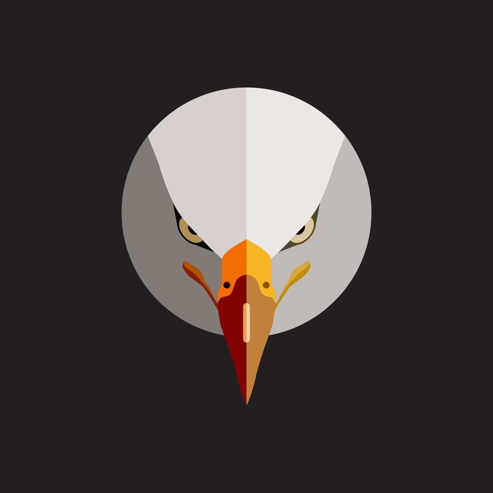 diseño de icono de logotipo de águila vector