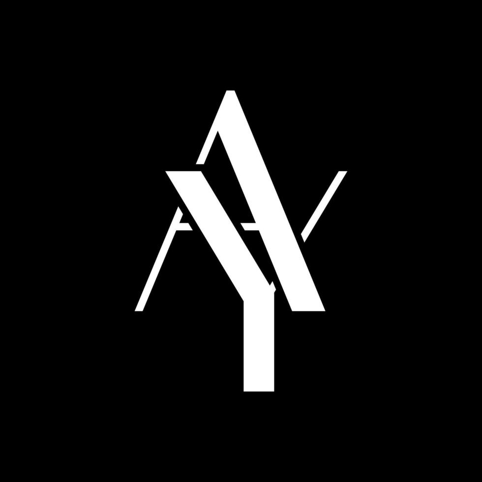 Letter AY Logo Design Template. Letter AY for corporate or brand