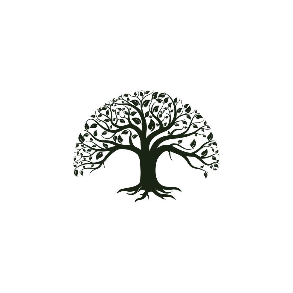 Tree logo design vector