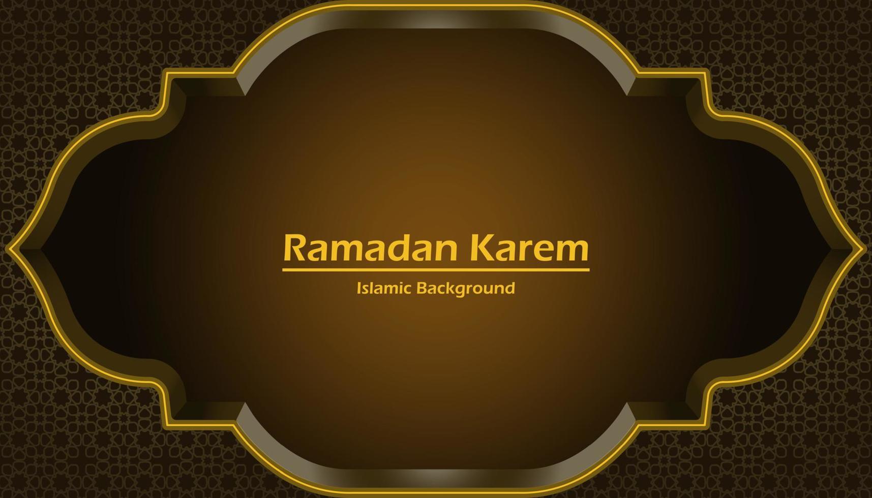 fondo de ramadán con patrón islámico adecuado para contenido de ramadán y tarjeta de felicitación vector