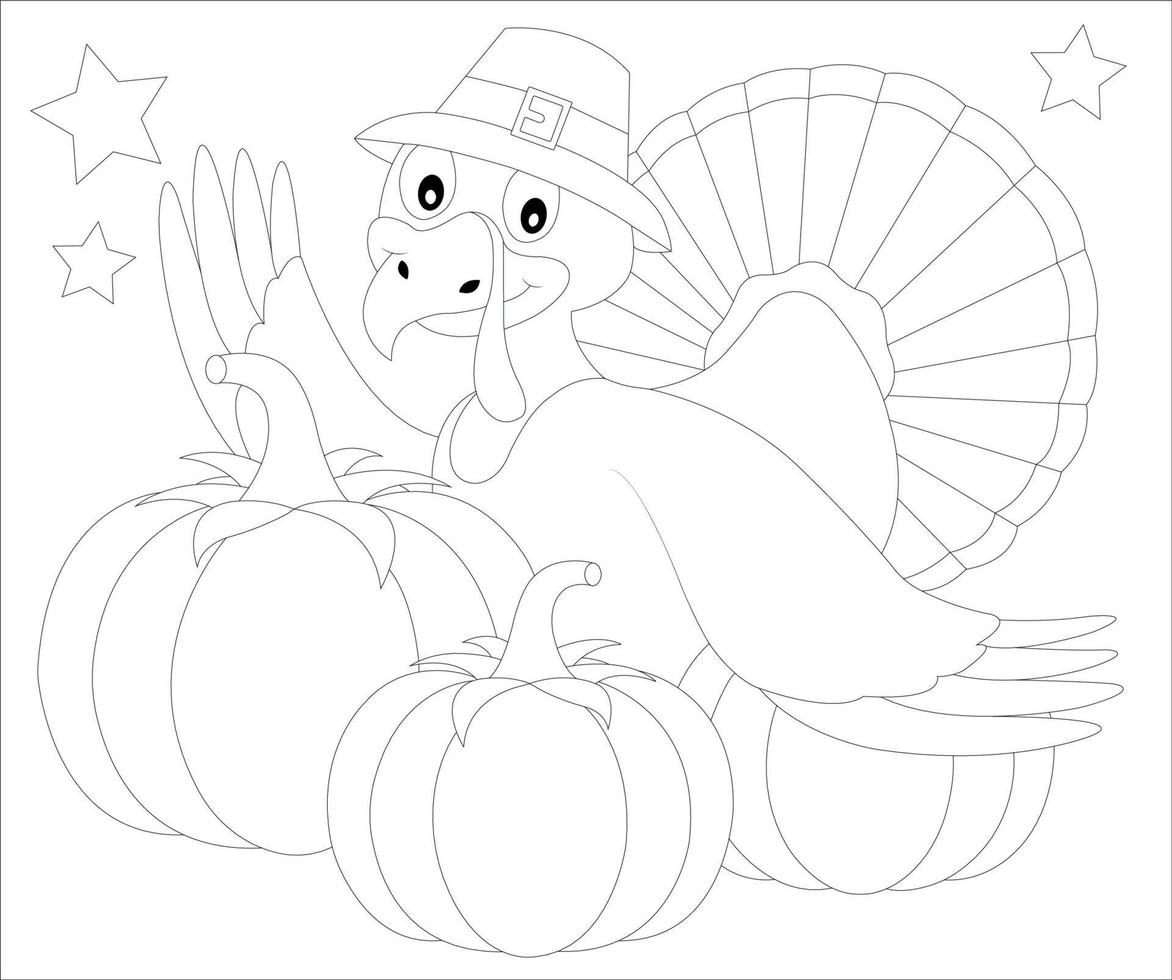 Beautiful coloring Book pages vector
