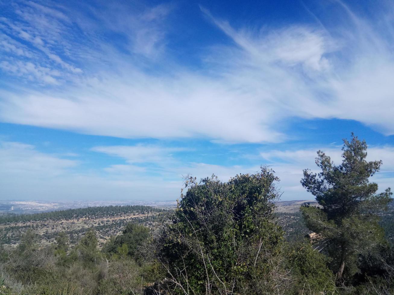 Amazing clouds in Israel nice Views of the Holy Land photo