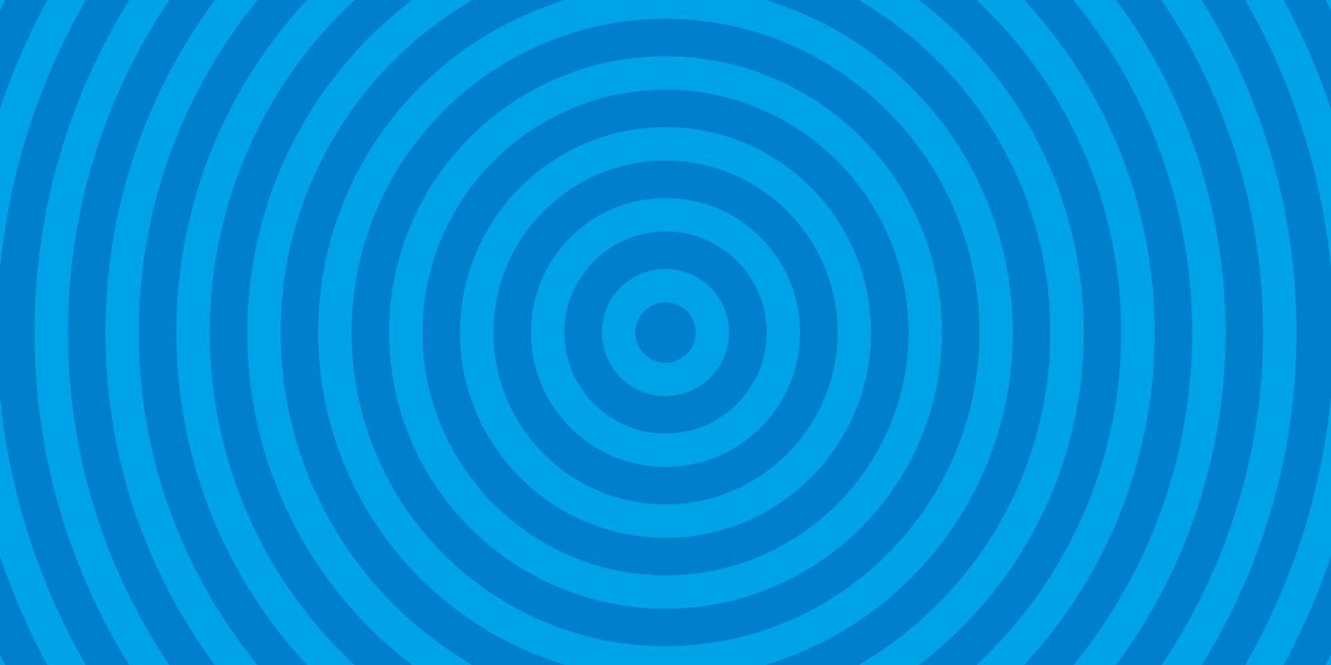 Blue background focus round line patternn vector