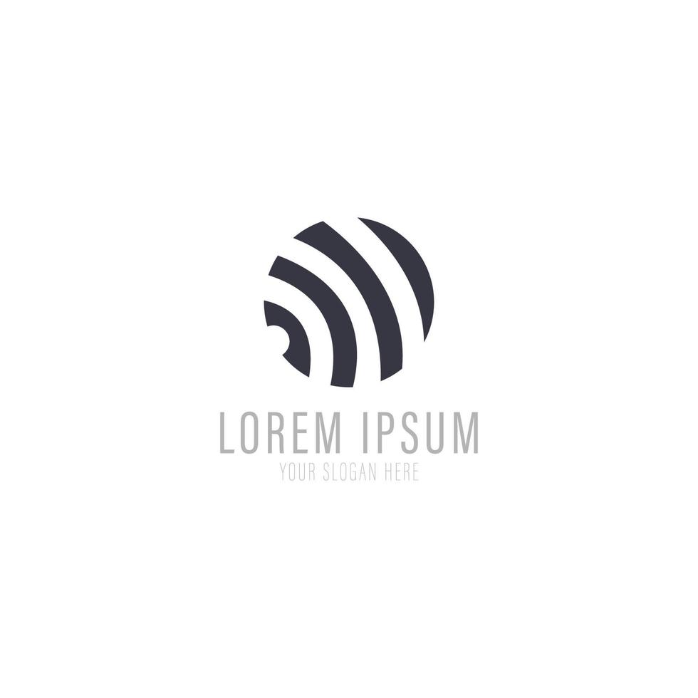 Planet logo design template concept. vector