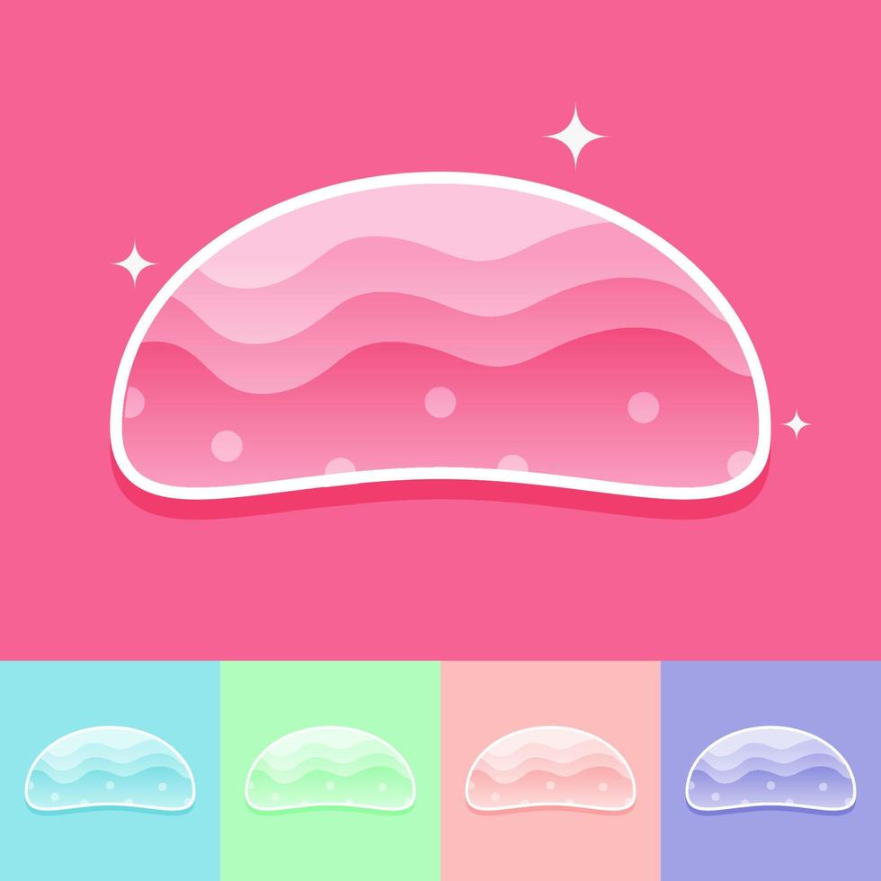 Set of Cute colourful candy, Vector, Illustration. vector