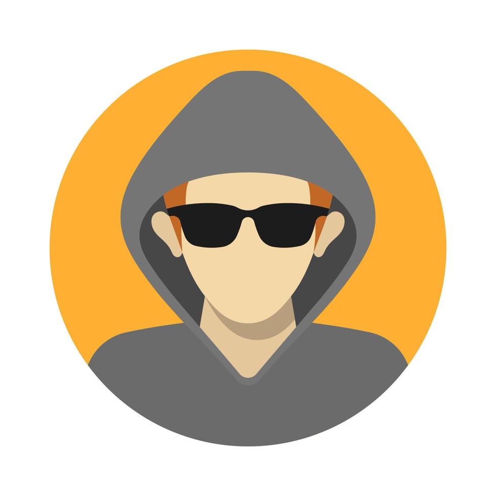 hacker avatar vector ilustration