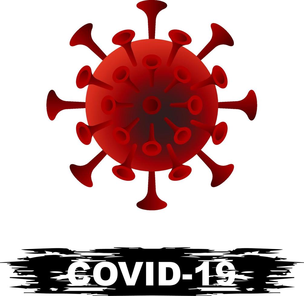 corona virus vector ilustration