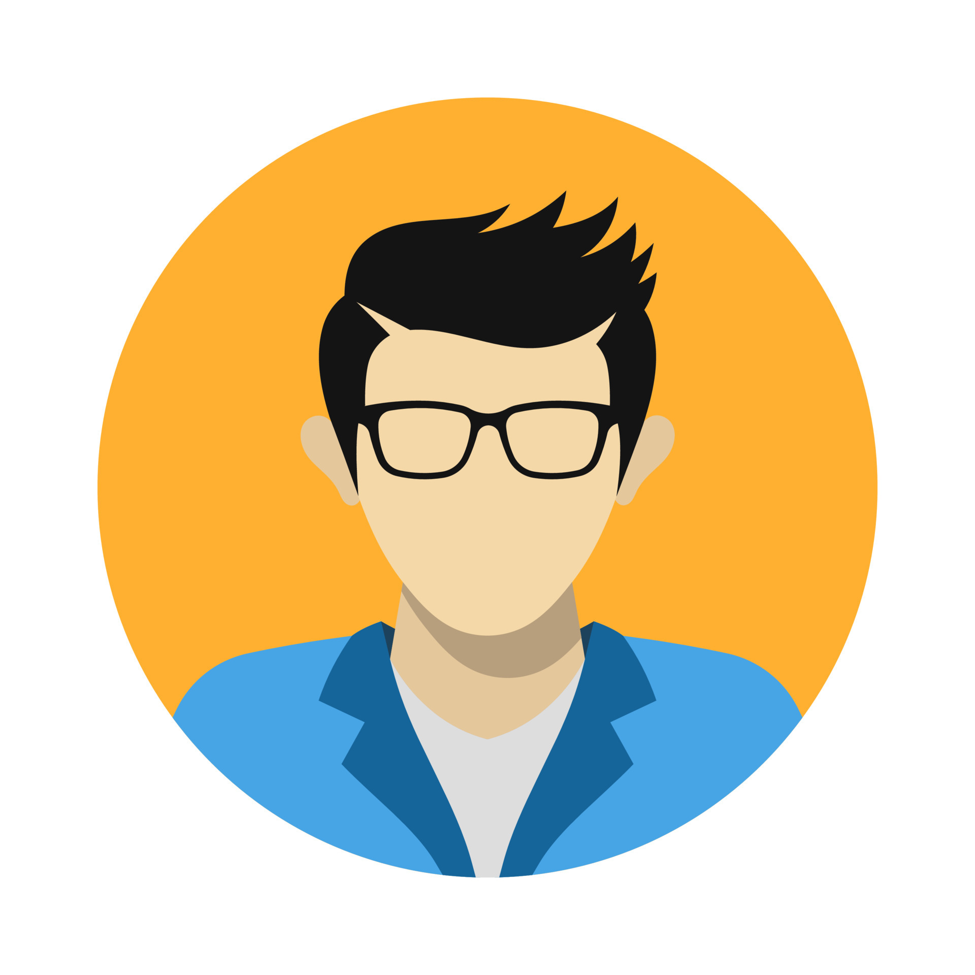 man avatar character isolated icon 2002427 Vector Art at Vecteezy