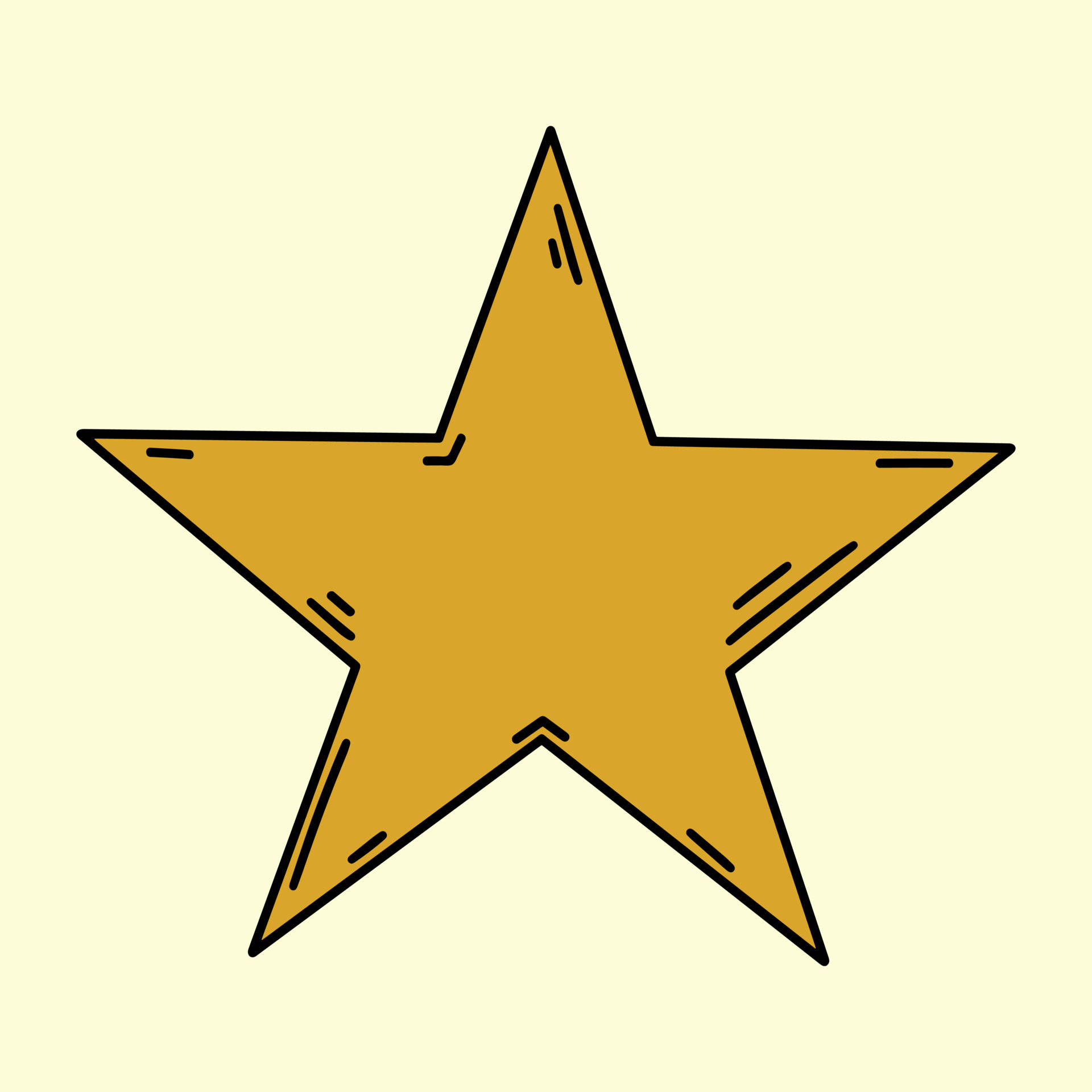 Star vector icon. Hand drawn illustration isolated on light background. Yellow five pointed figure with outline. Bright cartoon doodle, simple flat print for decoration, t-shirt design, sticker, card 6487970 Vector Art at Star vector icon. Hand drawn illustration isolated on light background. Yellow five pointed figure with outline. Bright cartoon doodle, simple flat print for decoration, t-shirt design, sticker, card 6487970 Vector Art at