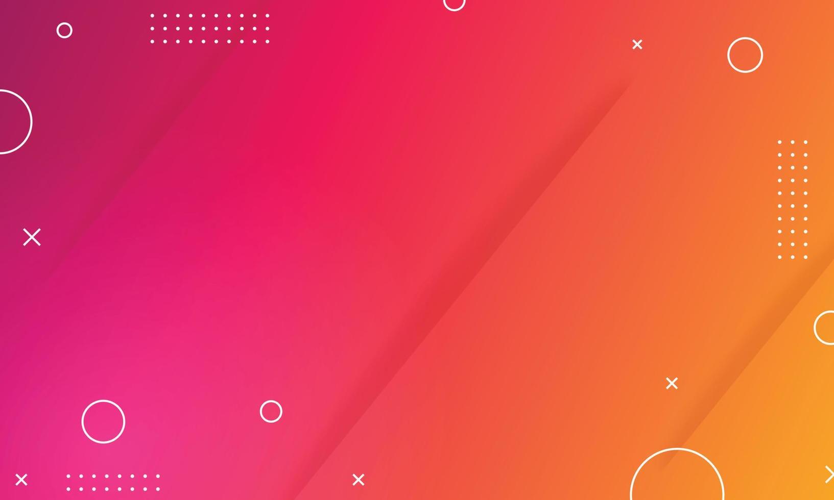 Abstract red and yellow modern elegant design background vector