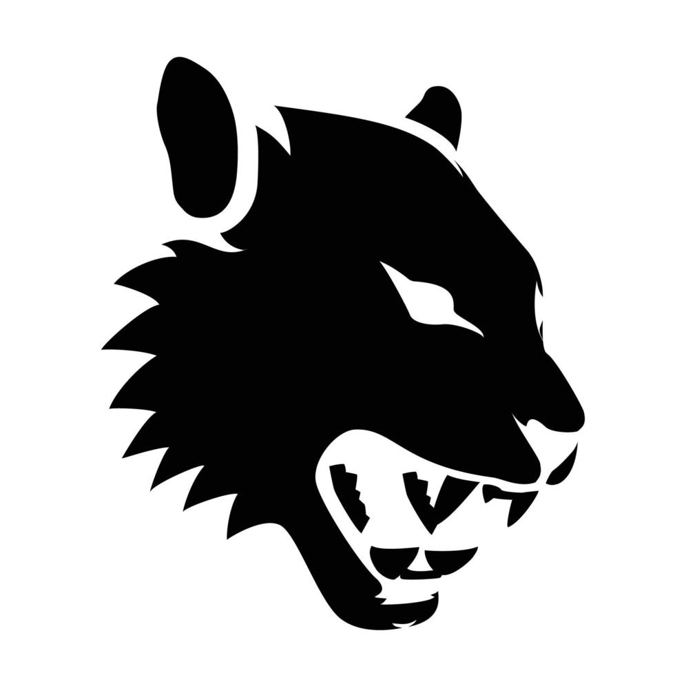 Tiger Head Logo Panther head vector