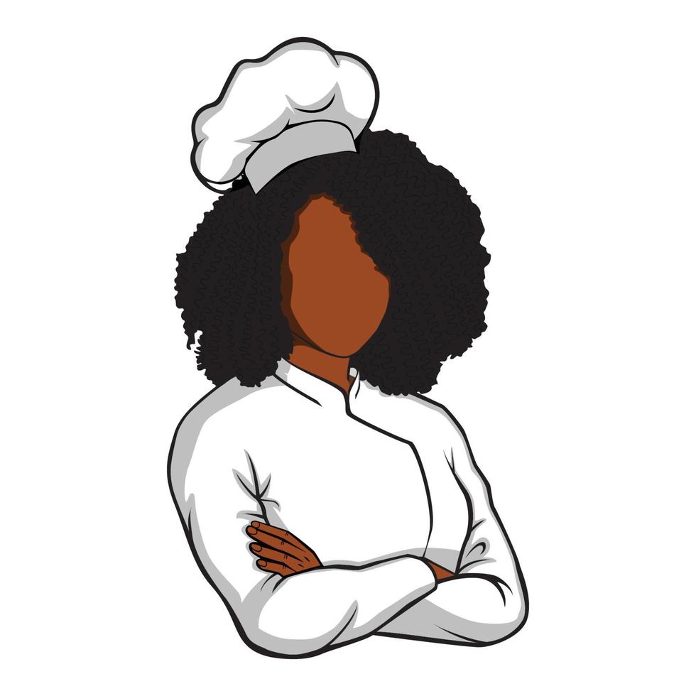 logotipo de la mascota del chef del restaurante vector