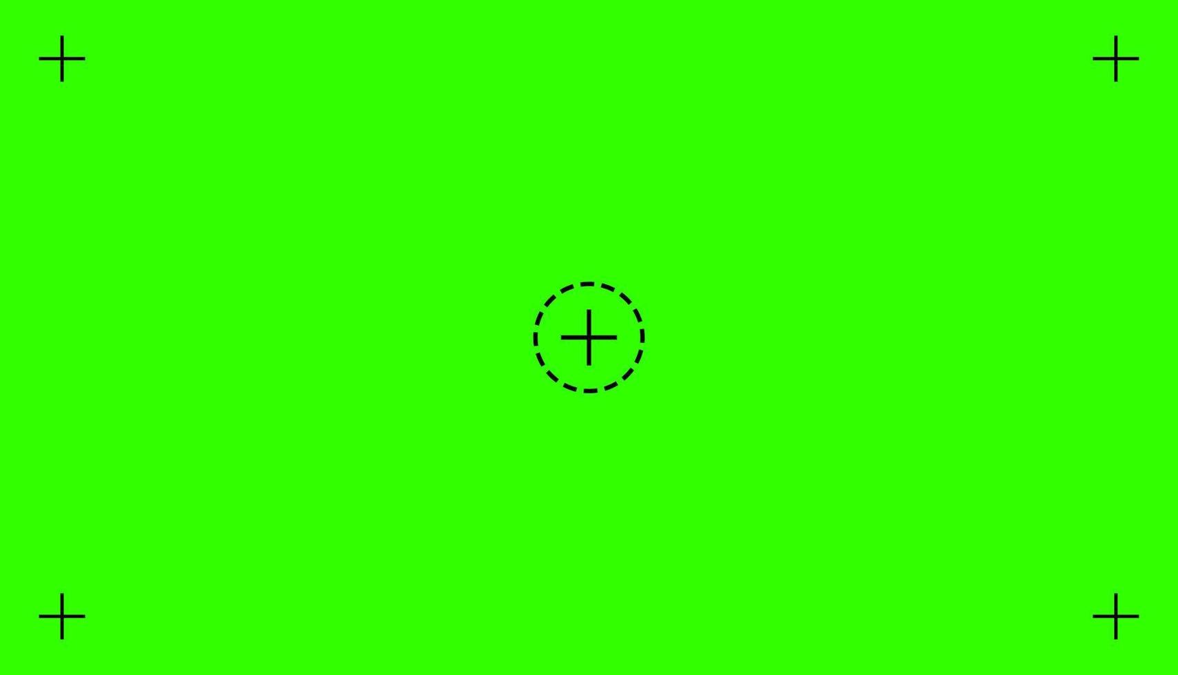 Green colored chroma key background screen flat style design vector illustration.