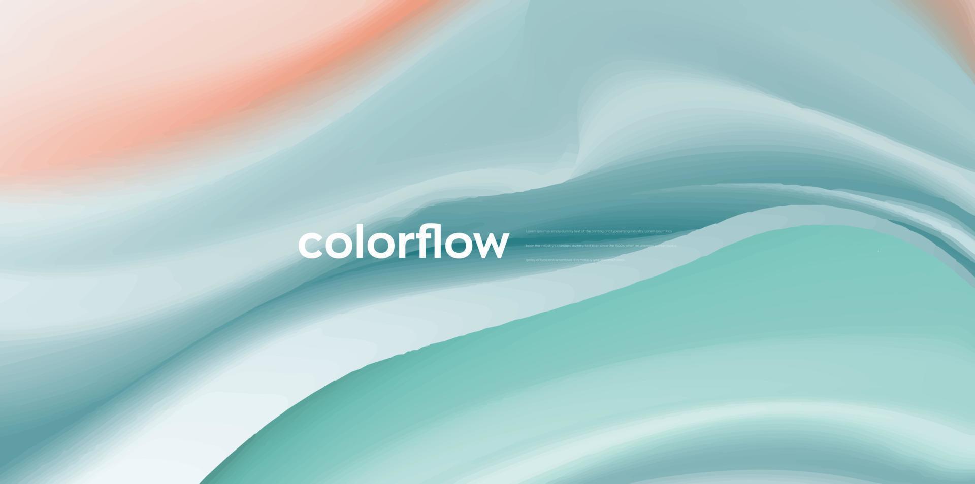 Colorful liquid wave background, Dynamic 3d color flow vector element for website, brochure, poster. Colorful wavy vector illustration, Modern background design.