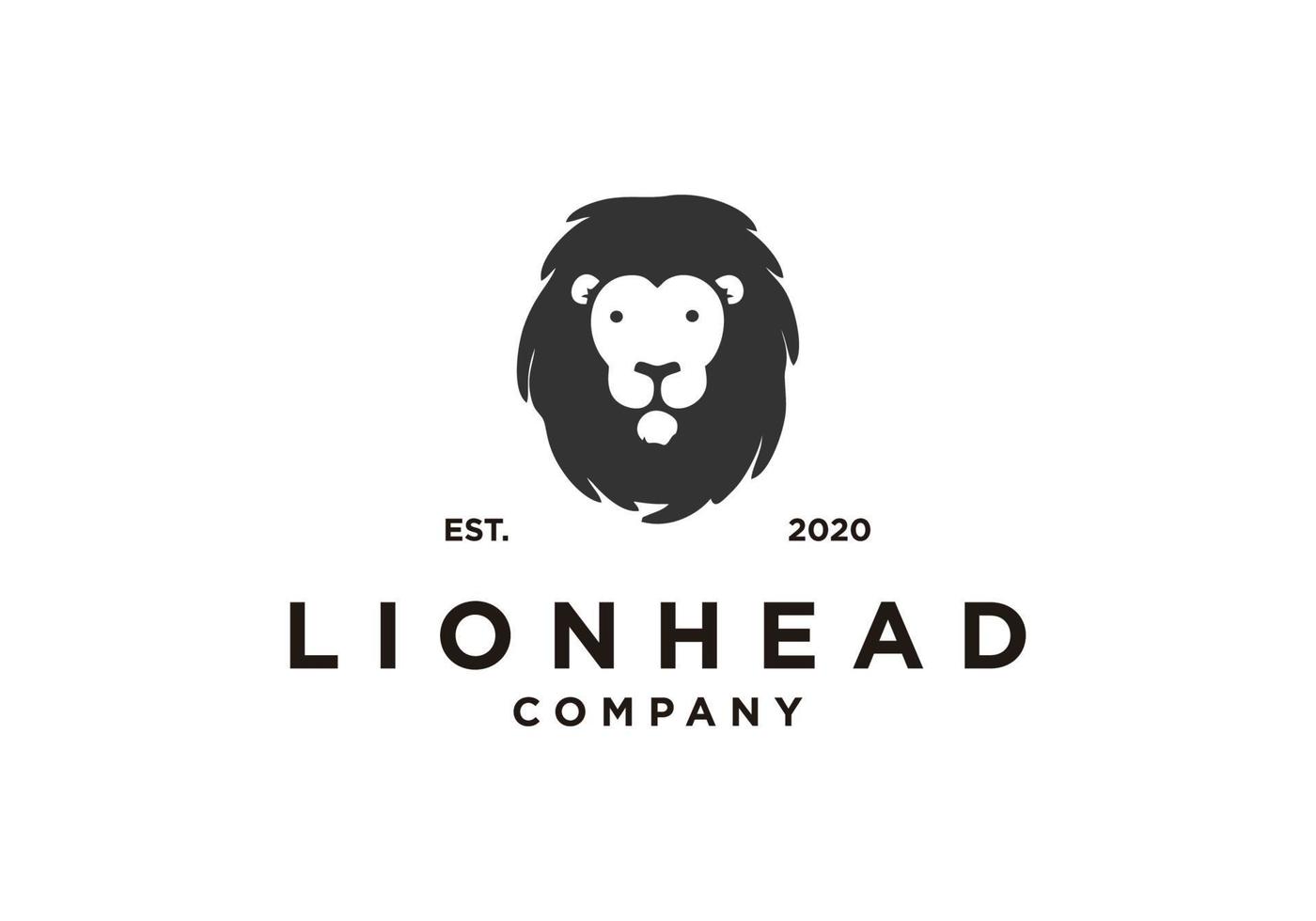 lion logo illustration design vector