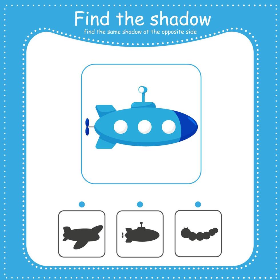 Find the correct shadow. Boat vector