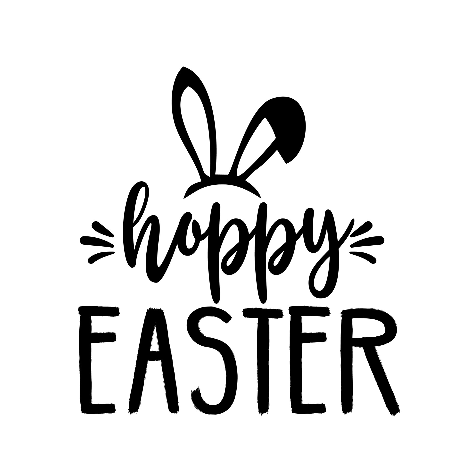 hoppy Easter bunny 6489556 Vector Art at Vecteezy