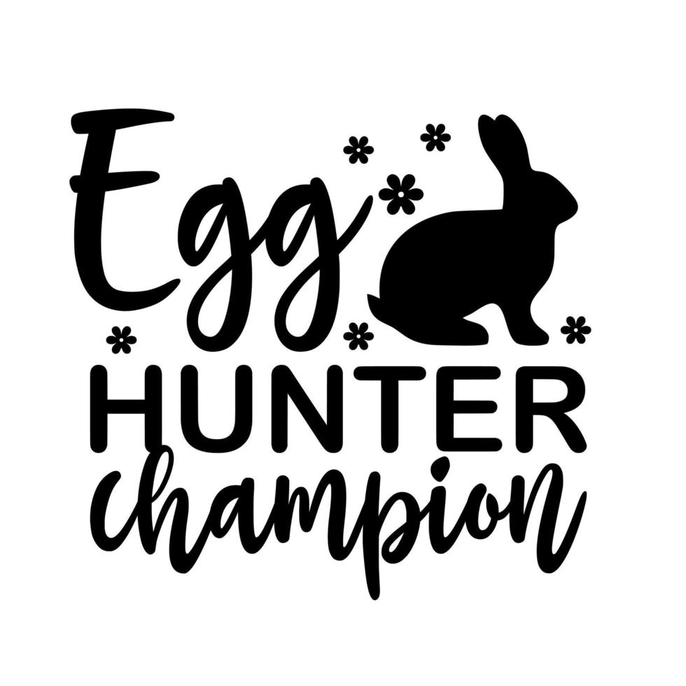 egg hunter champion vector