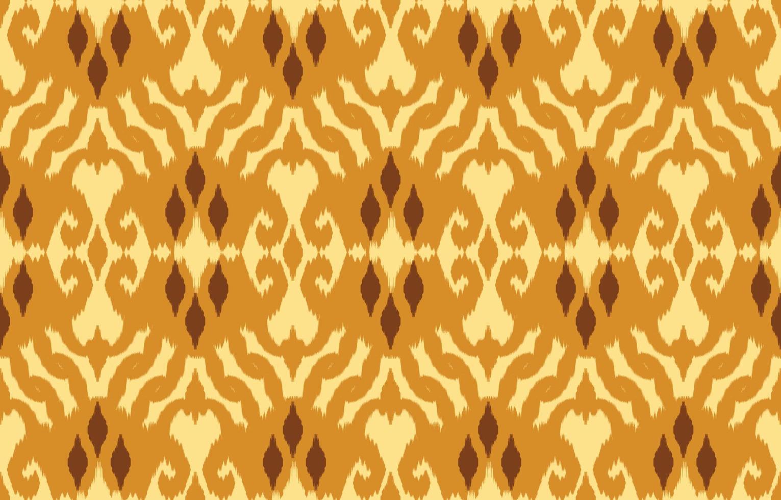 Ethnic abstract ikat art. Seamless pattern in tribal, folk embroidery, green color, Aztec geometric art ornament print.Design for carpet, wallpaper, clothing, wrapping, fabric, cover, textile vector