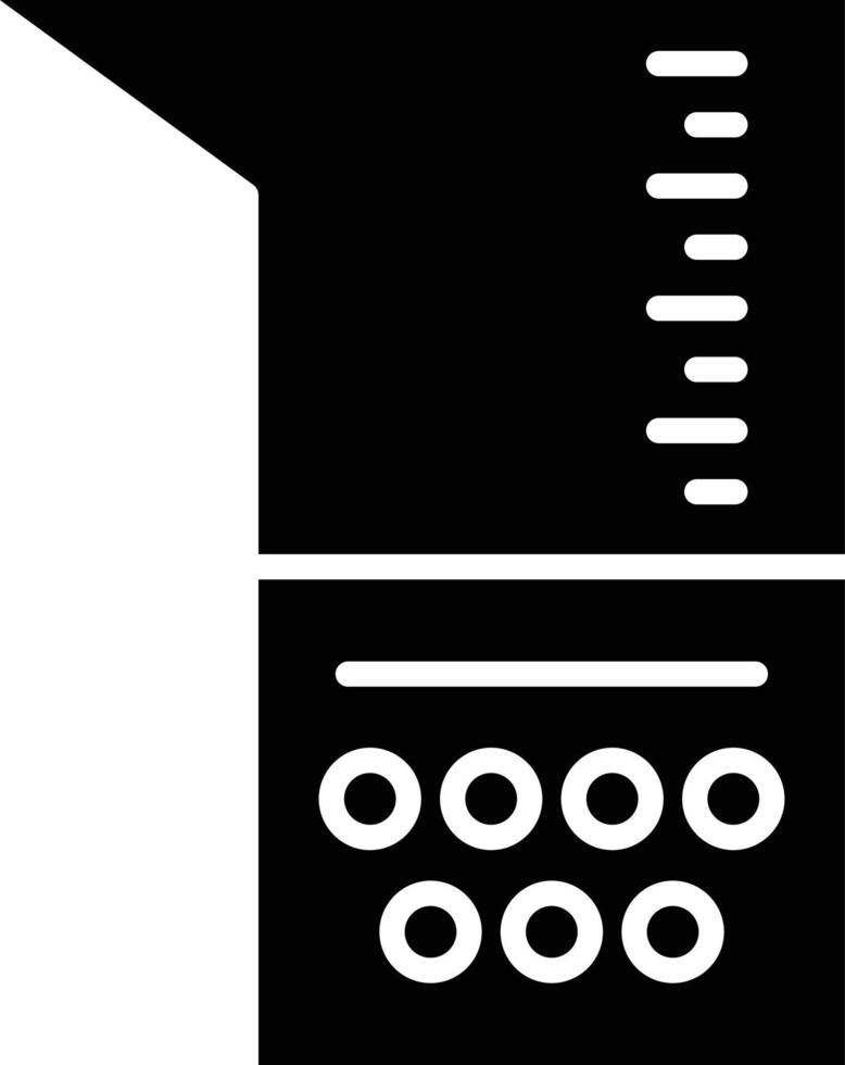 Chemistry Colloid Glyph Icon vector