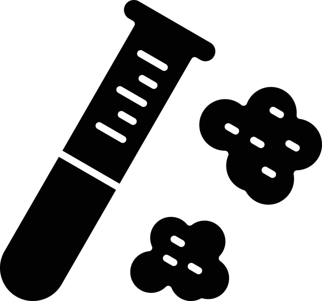 Chemical Reaction Glyph Icon vector