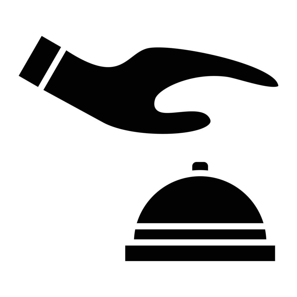 Full Service Glyph Icon vector