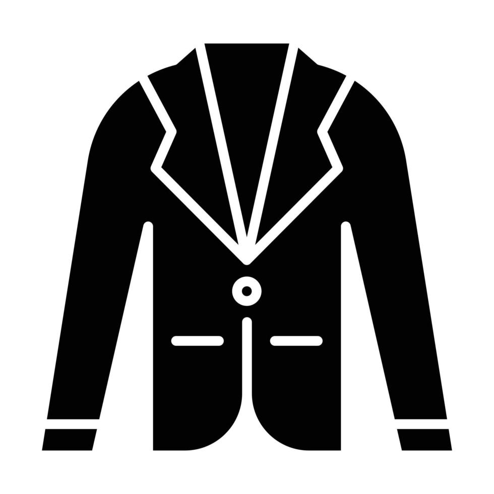 Tuxedo Glyph Icon vector